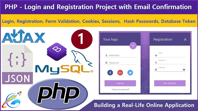 PHP - Login and Registration Project with Email Confirmation